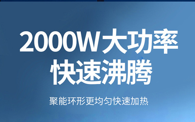 格来德 5L大容量电热水壶304不锈钢烧水壶 5001S