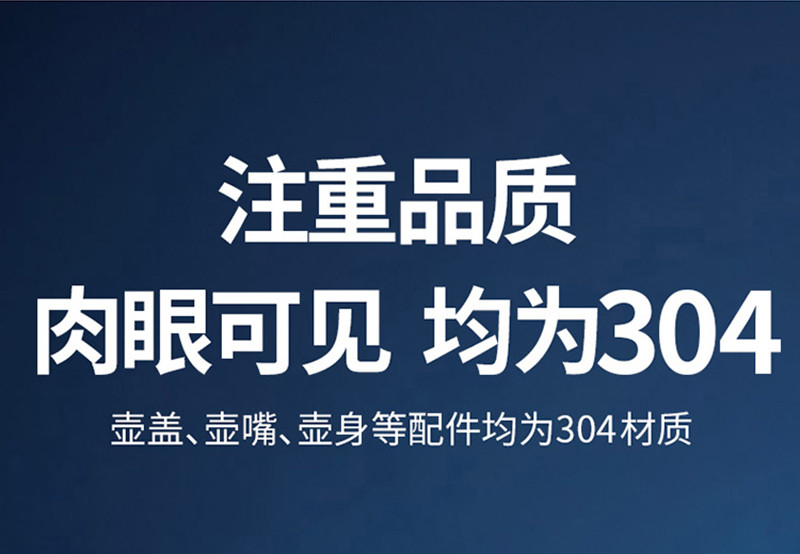 格来德 5L大容量电热水壶304不锈钢烧水壶 5001S