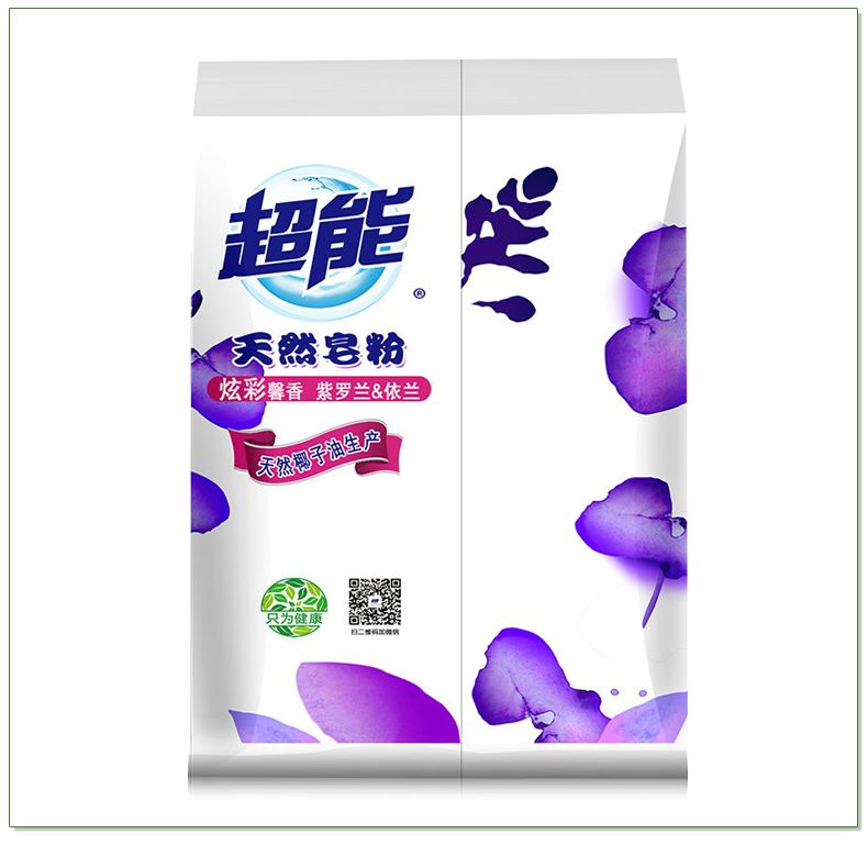 【昶沃贸易】超能皂粉360g天然皂粉馨香炫彩紫罗兰香味天然椰油洗衣粉