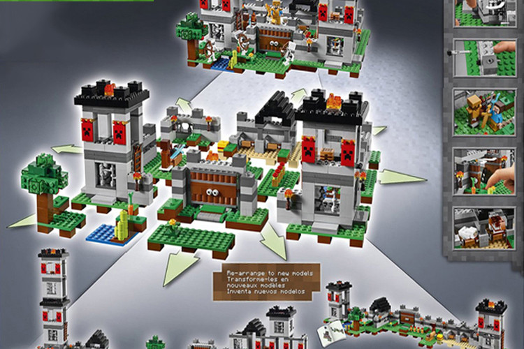 乐高|LEGO我的世界系列21127 要塞堡垒