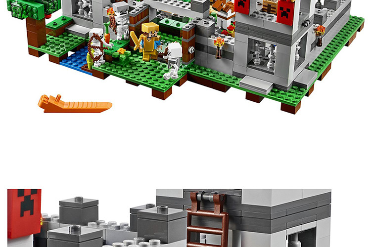 乐高|LEGO我的世界系列21127 要塞堡垒