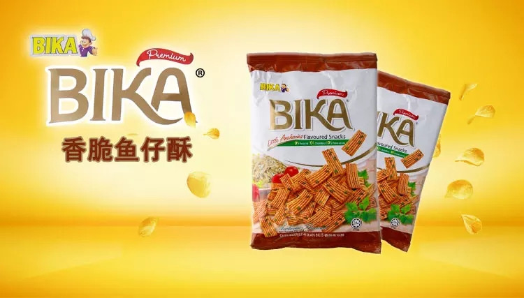 马来西亚进口 BIKA香脆鱼仔酥70g