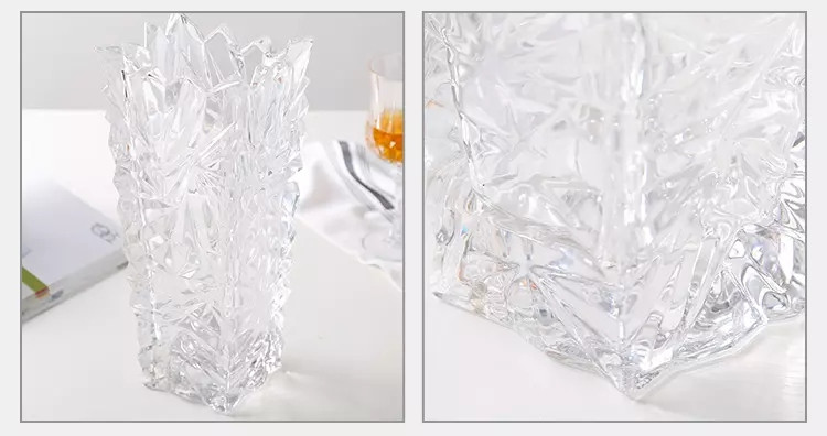克芮思托 云派生活云尚晶质花瓶大号 玻璃花瓶时尚美观大方典雅 高约30cm 随机发