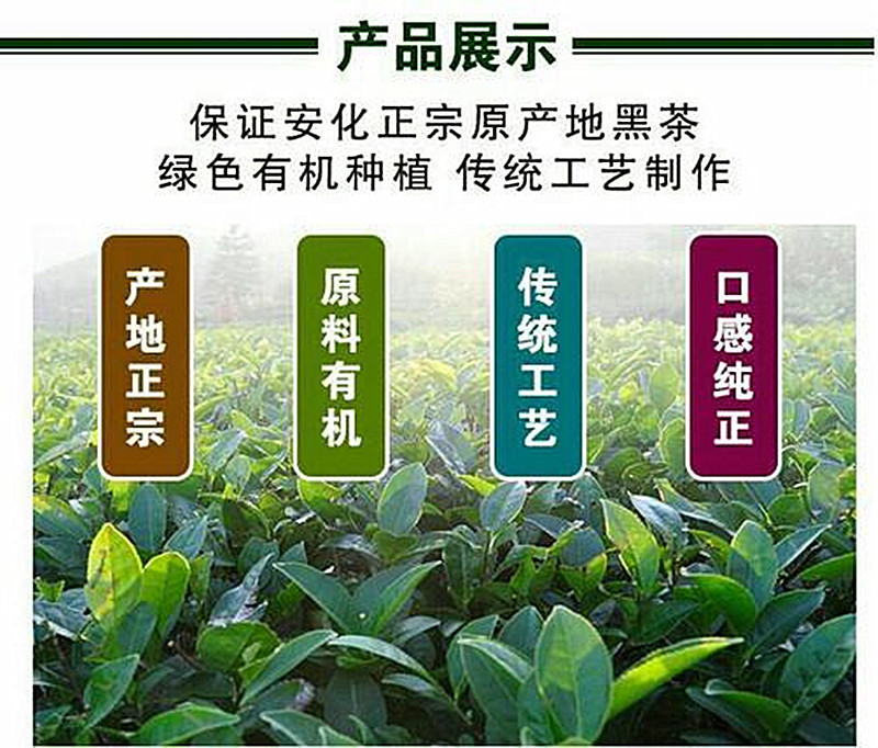 益叶知安化黑茶手工古法2013年高山贡品特级天尖茶竹篓装1kg