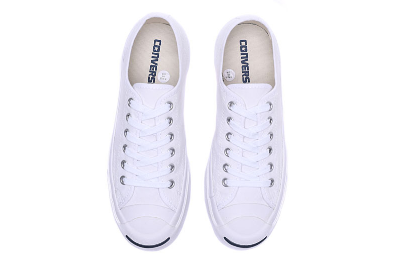 匡威 converse Jack Purcell LTT 开口笑系列经典情侣款中性帆布鞋 男鞋 女鞋