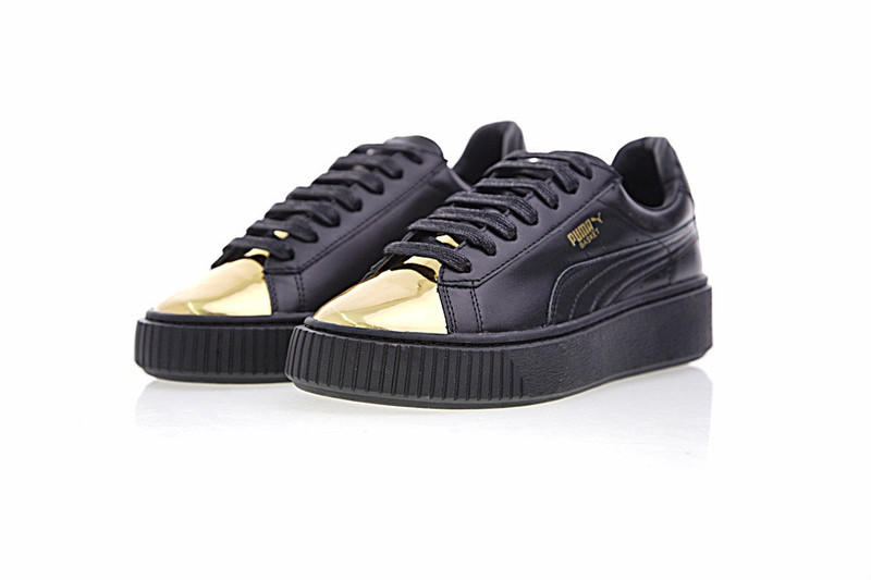 彪马/Puma Basket Platform Metallic 蕾哈娜低帮松糕二代厚底百搭板鞋女鞋