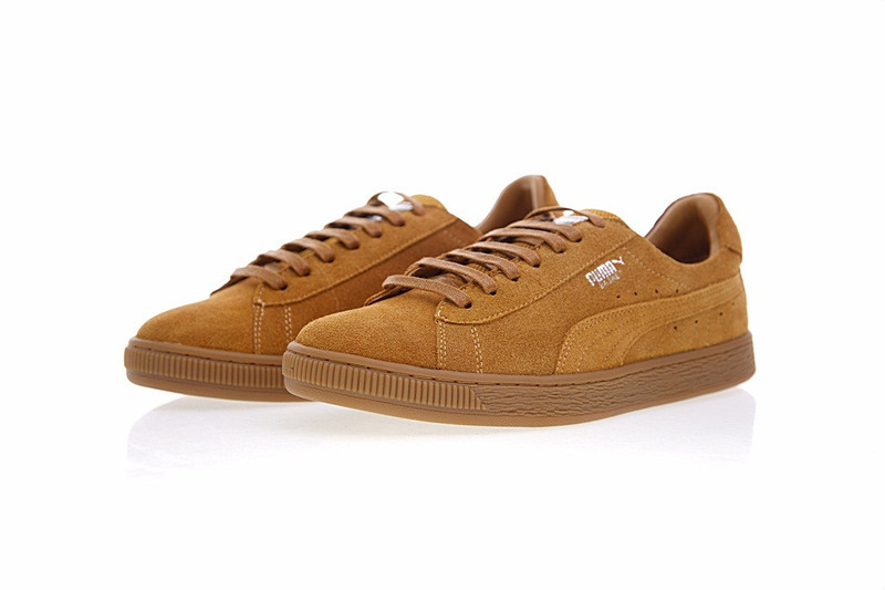 彪马/Puma Suede Classic Basket 经典皮革系列橡胶底透气孔百搭休闲板鞋男女鞋