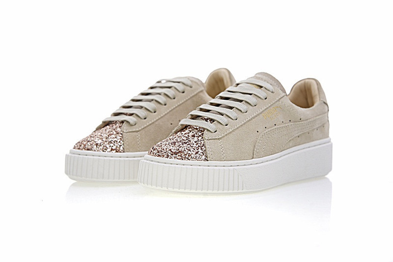 彪马/Puma Basket Platform Metallic 蕾哈娜低帮松糕二代厚底百搭板鞋女鞋