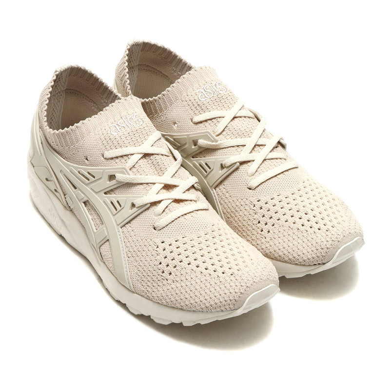 亚瑟士/ASICS GEL KAYANO KNIT 幻跑针织系列轻便透气纯色运动跑步鞋 男女鞋