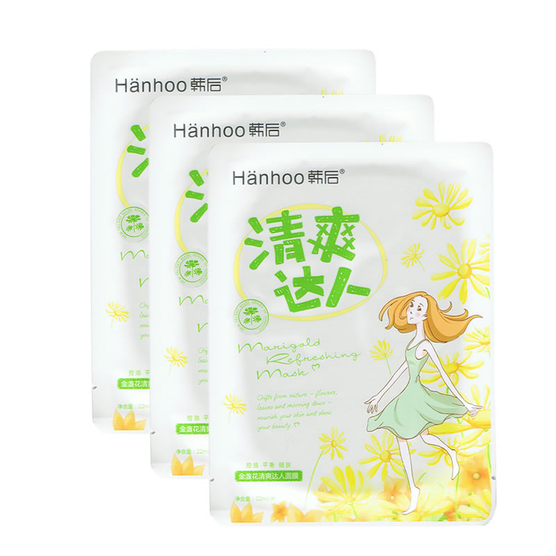 韩后(Hanhoo)金盏花清爽达人面膜22ml(20片装)