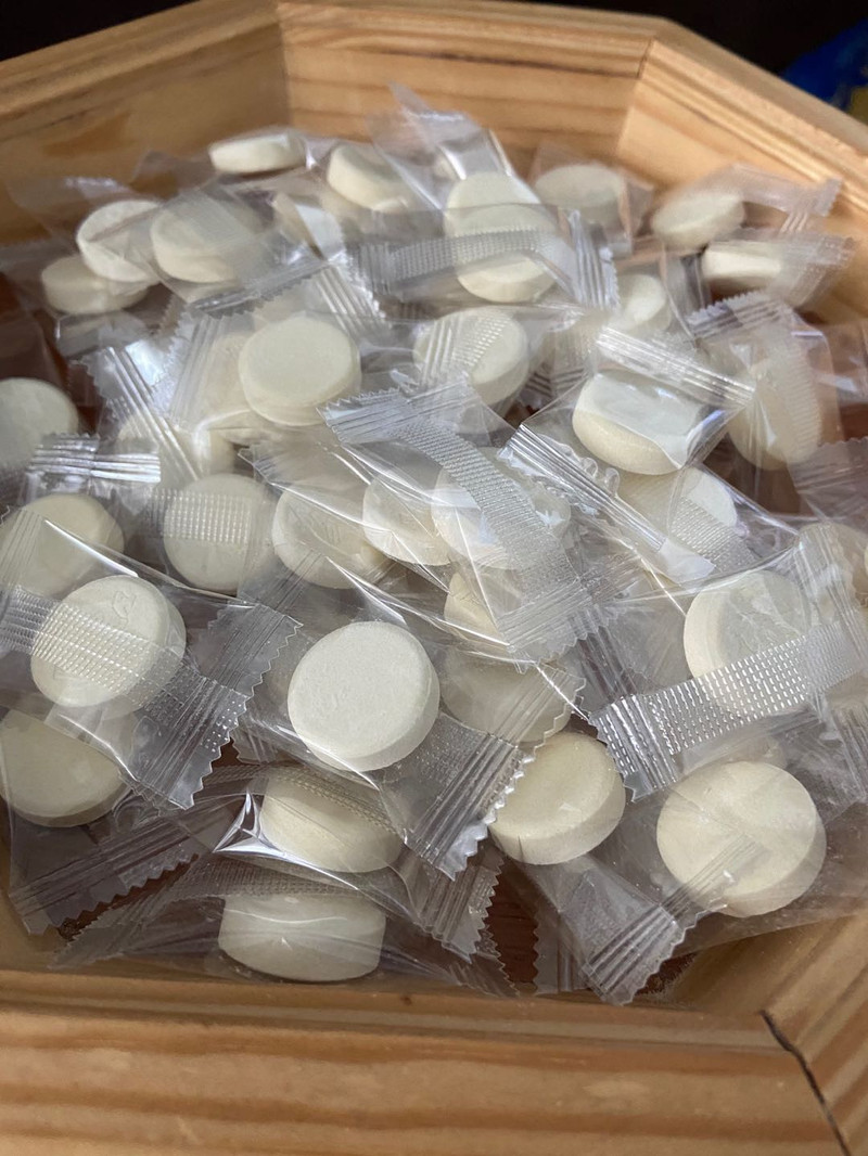 内蒙古特产正蓝旗蒙元都奶食品500g混合口味香浓奶片奶贝 原味+酸奶+水蜜桃+蓝莓多种口味