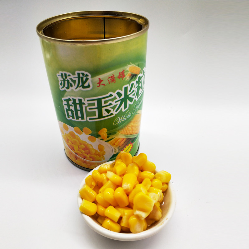 内蒙古特产苏龙甜玉米粒罐头425g/罐即食拌蔬菜沙拉披萨玉米烙榨汁蛋炒饭熬粥烘焙原料4.8元包邮