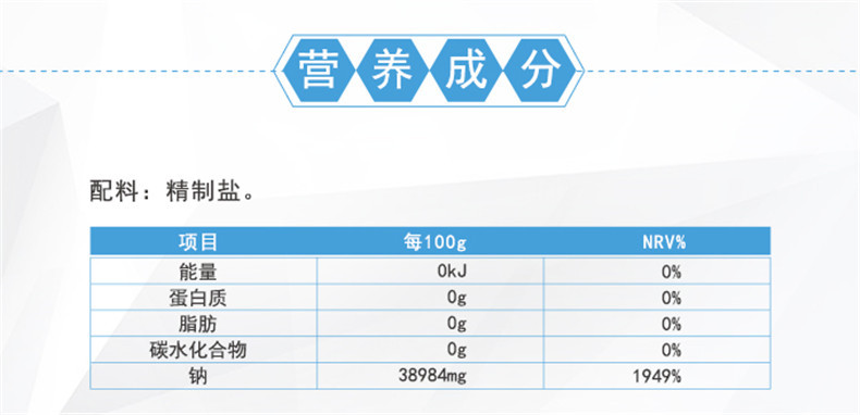 拼【自贡馆】盐当家 自贡井盐无碘精制盐350克*8袋 未加碘无碘食用盐整箱批发 除疆藏青外包邮