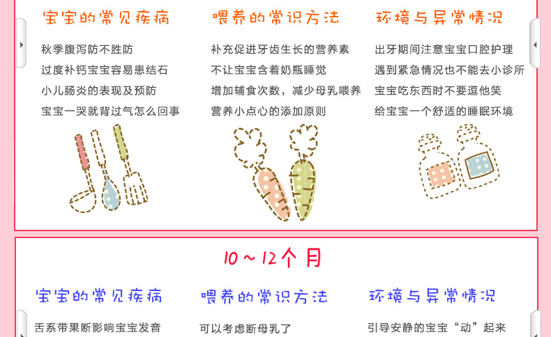 崔玉涛育儿百科全书2册 0-1岁新生儿护理书籍 宝宝辅食书营养餐崔玉涛宝贝健康公开课