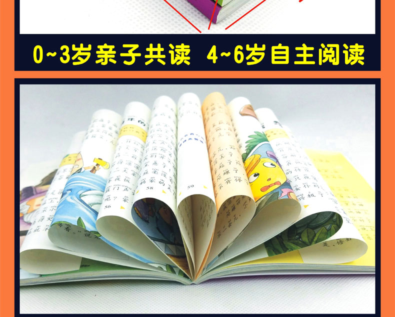 全套4册 宝宝睡前故事书1-3岁 经典0-3 2岁早教睡前故事儿童书籍 白雪幼儿绘本启蒙图书