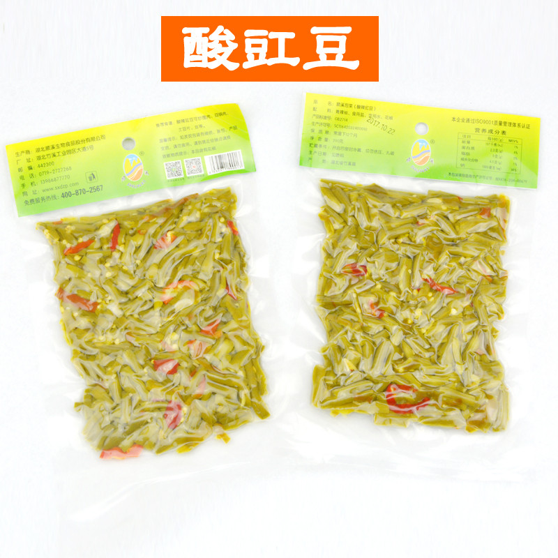 【竹溪馆】竹溪 顺溪 袋装酸辣豇豆（200g*2袋）