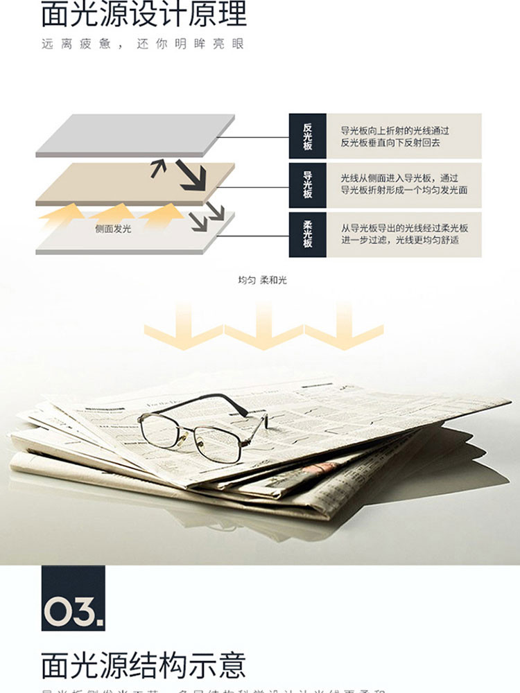 久量/DP 触控调光柔光屏LED工作阅读台灯金属灯臂DP-J14