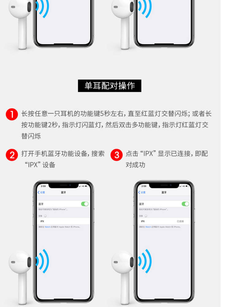 九吉9G充电无线仓双耳蓝牙耳机I9