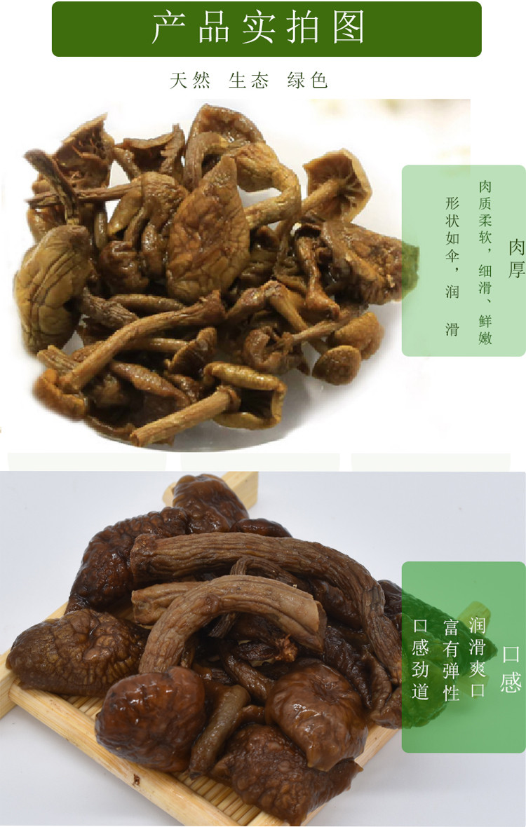 垄垦 有机滑子蘑滑子菇100g东北兴安岭特产农家天然干货蘑菇易拉罐装