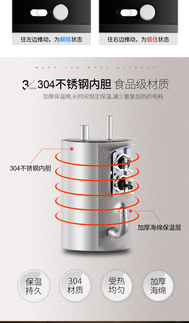 荣事达饮水机立式冷热家用台式小型全自动桶装水迷你制冷制热新款温热款