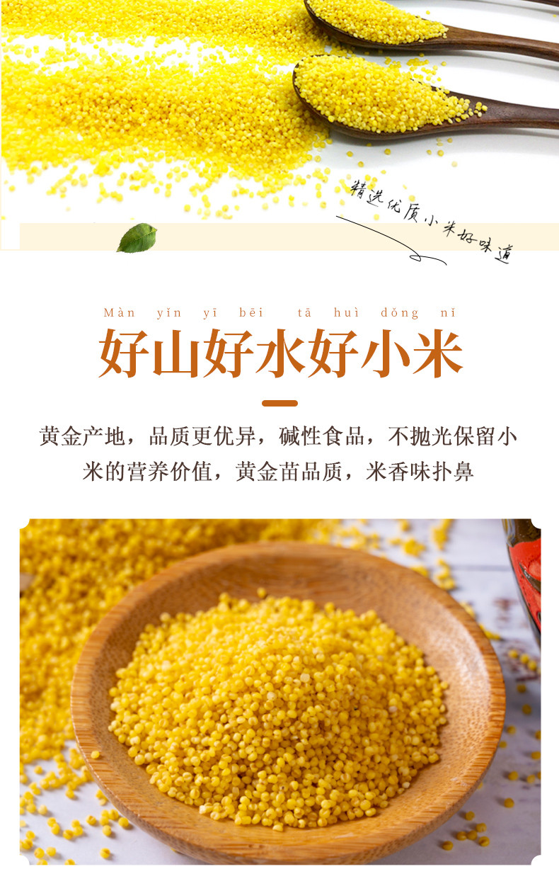 千里辽河 【四平】黄小米（双辽发货）3200g