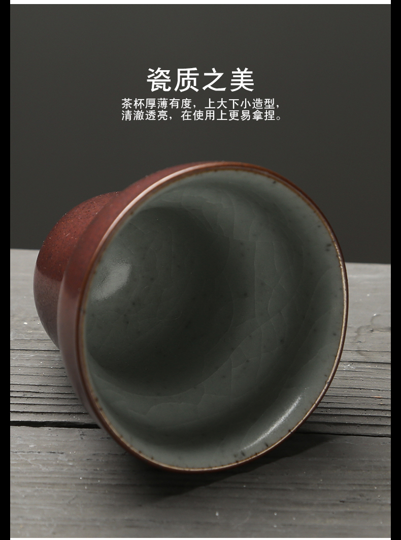 苏氏陶瓷旅行茶具套装竹茶盘功夫茶具