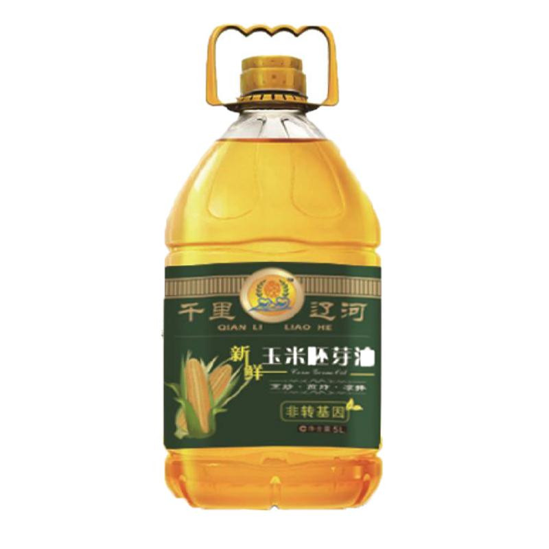 千里辽河 【四平】非转基因新鲜玉米胚芽油5L/桶