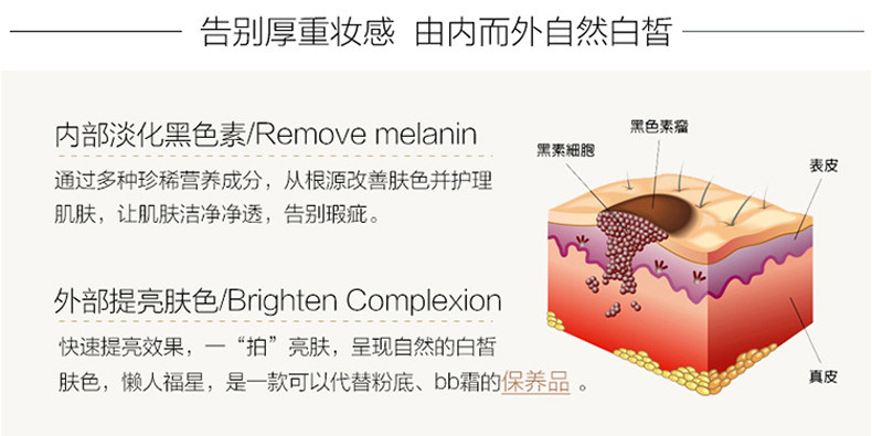 livepro/丽肤宝/国家美白特证美颜神仙贵妇膏提亮肤色懒人遮瑕素颜保湿面霜/