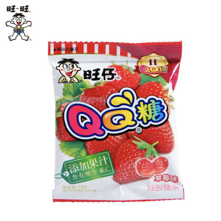 【邮乐自营】旺仔QQ糖草莓味70g/包