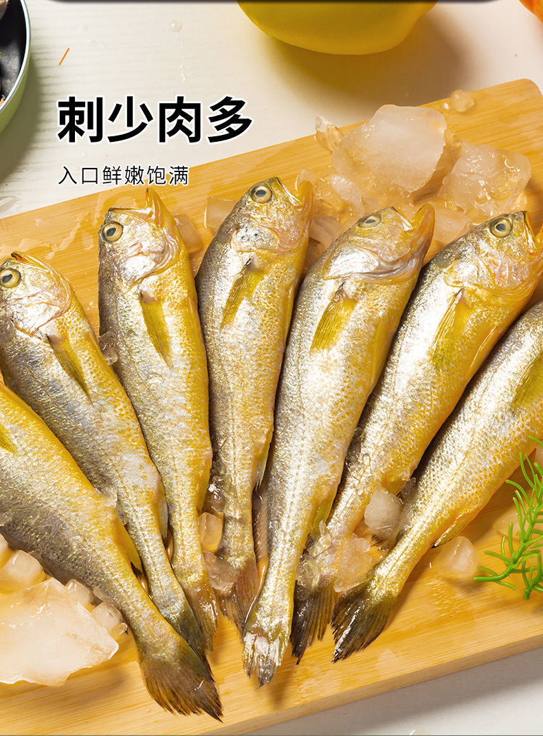  【邮乐自营】 茂苠贸易 【邮乐自营】深海新鲜 小黄鱼500g*2袋