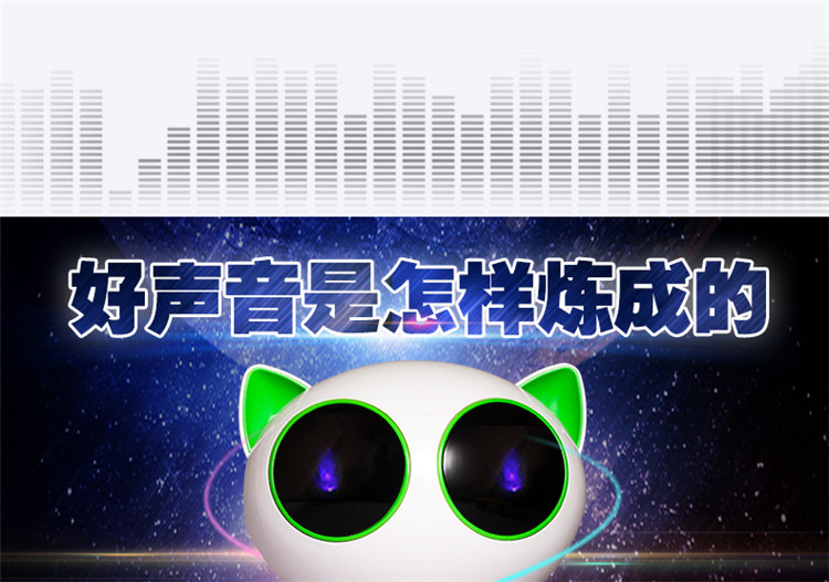 拉威斯 便携式笔记本小音响台式电脑 usb迷你小音箱多媒体手机低音炮喇叭【颜色随机】