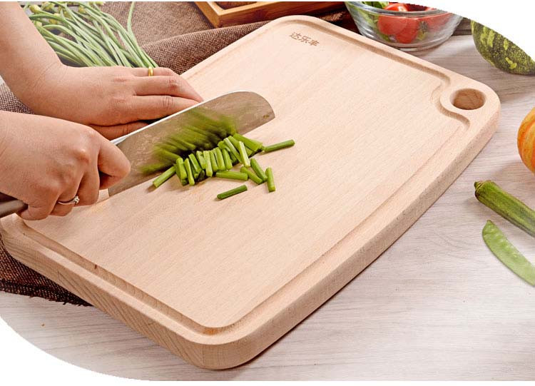 达乐丰  榉木砧板 天然实木切菜板 厨房案板 刀板