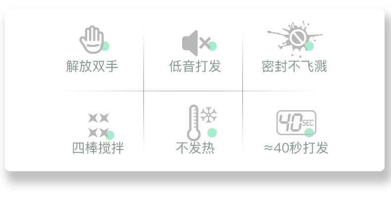 美之扣 电动打蛋器家用小型烘焙全自动打发器打奶油蛋糕搅拌器台式打蛋机dfq01