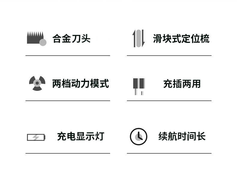 永日 电动理发器 剃头刀电推剪 低噪音理发剪 YR-A13