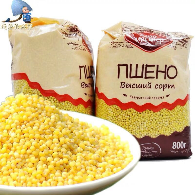 俄罗斯进口杂粮小米 稻谷专家小米800克/袋