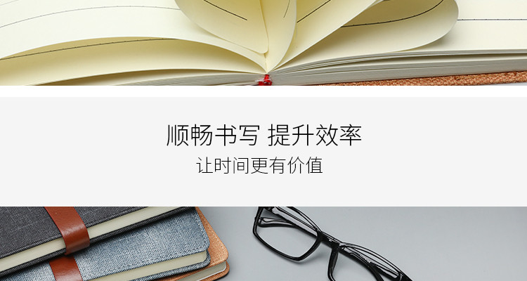 正彩 240页清新商务风磁性搭扣记事本笔记本办公用品文具皮面会议记录本加厚日记本子 4370