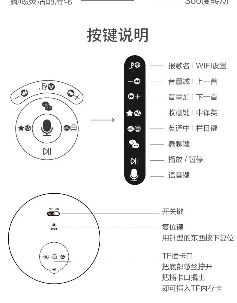 科大讯飞/iFLYTEK 阿尔法蛋智能机器人A10语音对话遥控可移动编程机器高科技人工智能早教学习