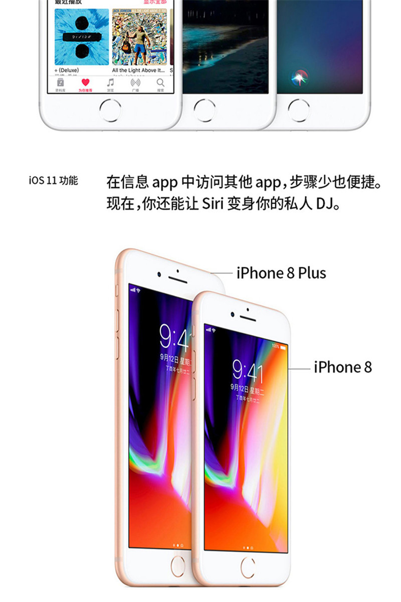 苹果/APPLE iPhone 8 Plus (A1864) 128GB 移动联通电信 全网4G手机