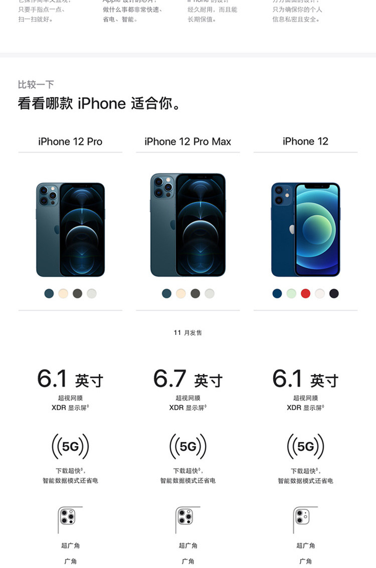 苹果/APPLE iPhone12 Pro Max手机256G全网通5G双卡双待