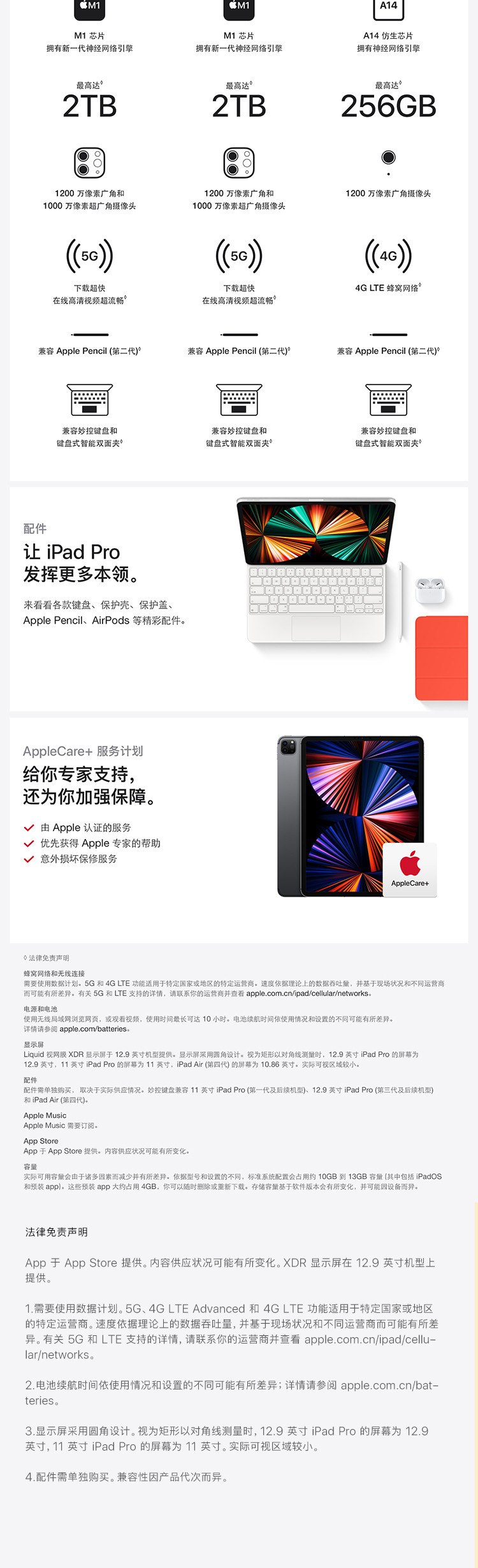 苹果/APPLE iPad Pro 12.9英寸平板电脑 2021年新款