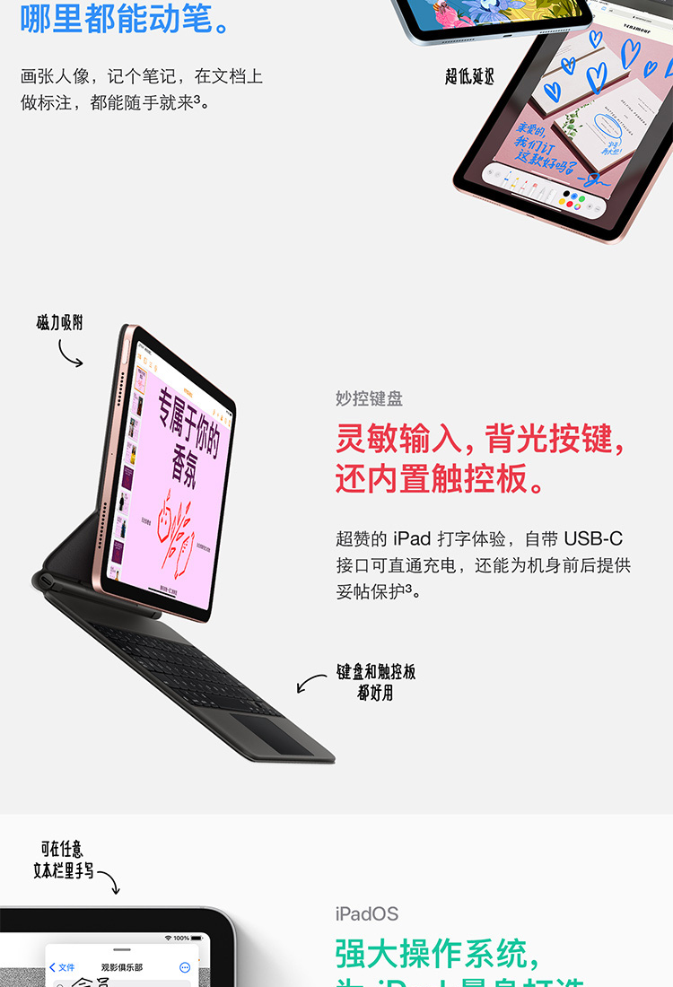 苹果/APPLE iPad Air 10.9英寸 256G平板电脑 2020年新款