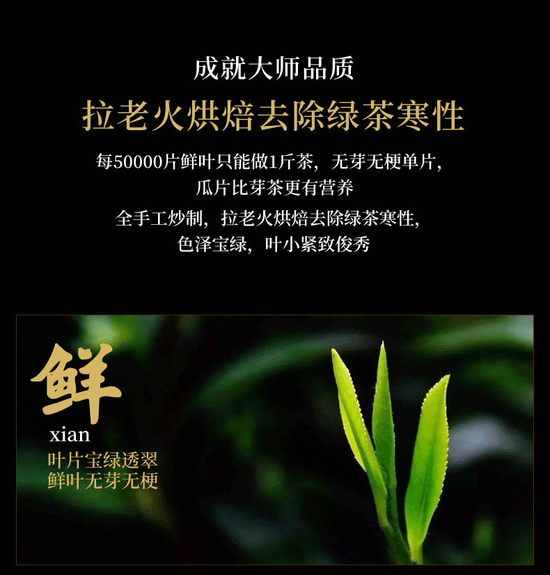 2019新茶上市 徽六 六安瓜片 精品 200g 天二礼盒