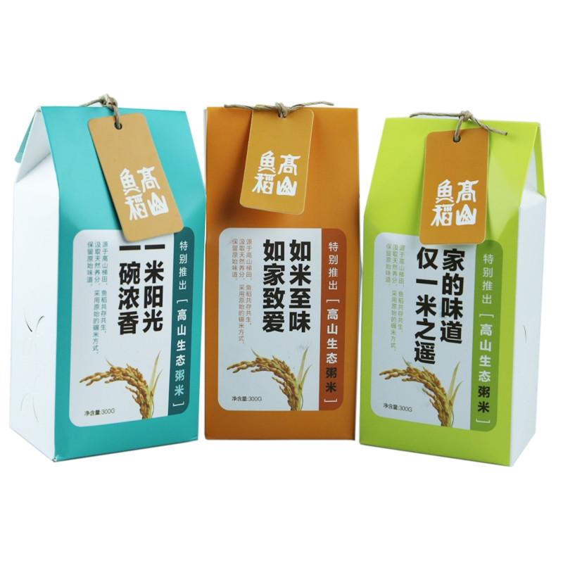 三江高山鱼稻 （三江供联）高山鱼稻粥米300g*2盒/提
