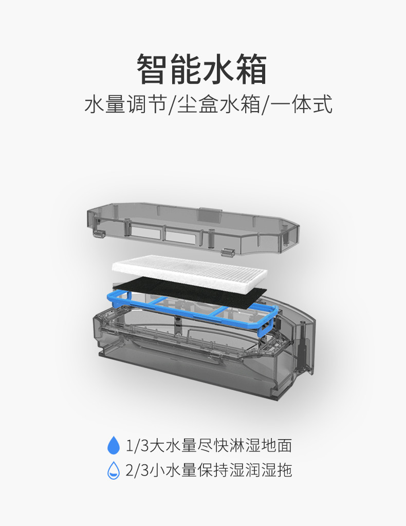 小圆 扫地机器人扫拖一体机智能家用吸尘器导航规划全自动洗擦拖地机地宝APP&amp;WIFI远程控制语音控制