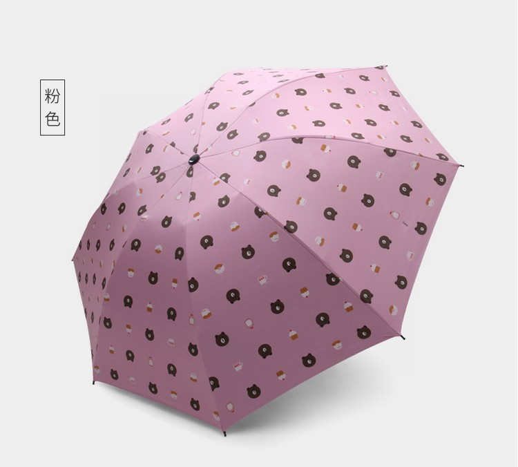 晴雨两用雨伞太阳伞防晒防紫外线黑胶折叠超轻女韩国小清新遮阳伞