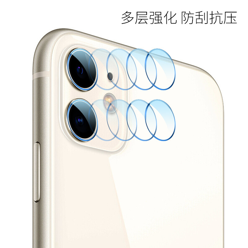 莫凡 苹果iphone 11/iphone 11 pro镜头膜 摄像头保护膜防刮防爆膜玻璃膜