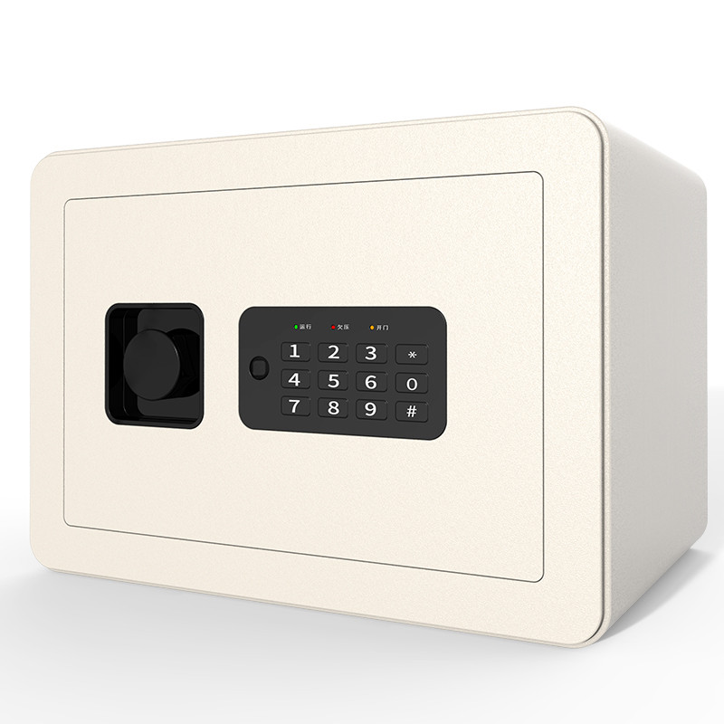 得力/deli 保险柜 电子密码保险箱保管箱 33515-高25cm米白