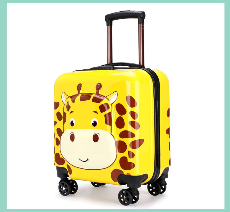 行科  3D立体儿童拉杆箱万向轮卡通登机旅行箱行李箱 18寸