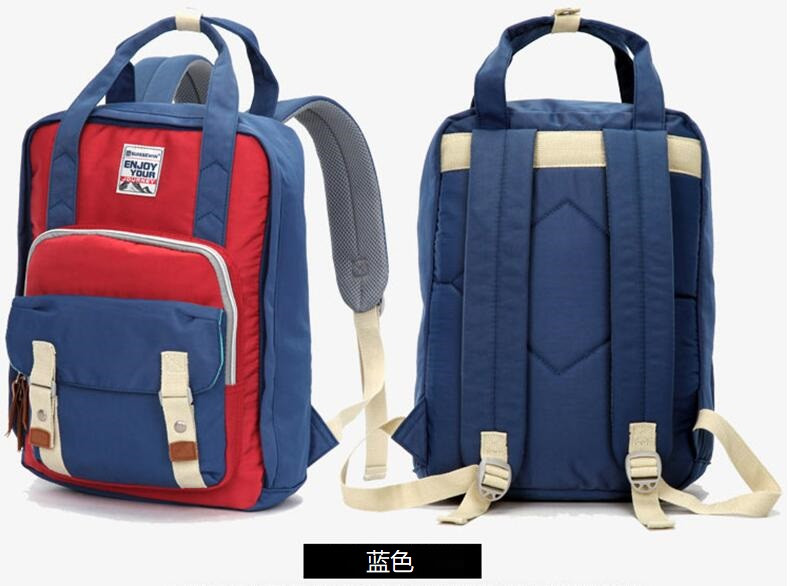 SUISSEWIN 韩版新款校园学生书包防泼水户外男女休闲双肩背包 17107