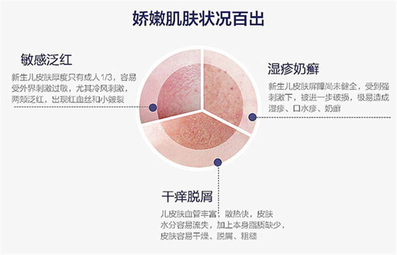 得尔乐婴儿护肤保湿面霜50g 宝宝补水 防裂滋养润肤